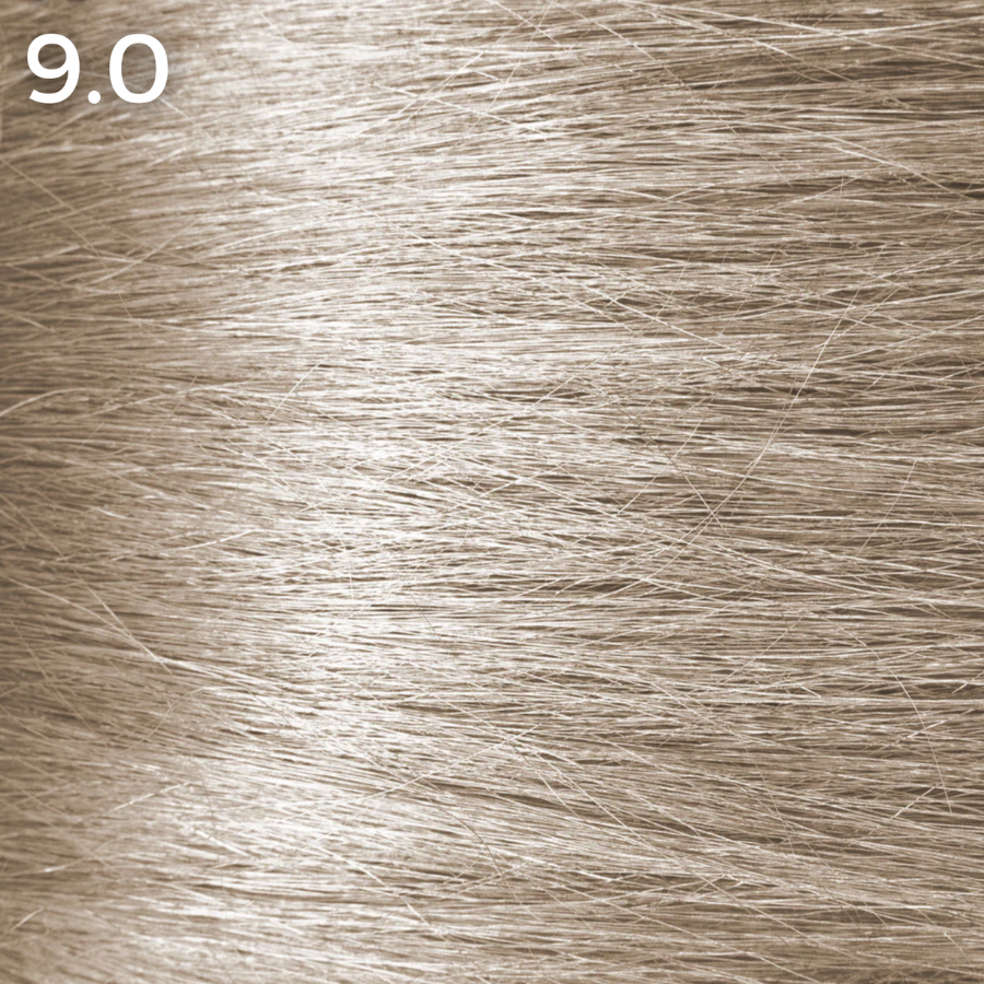 9.0 Very light natural blonde