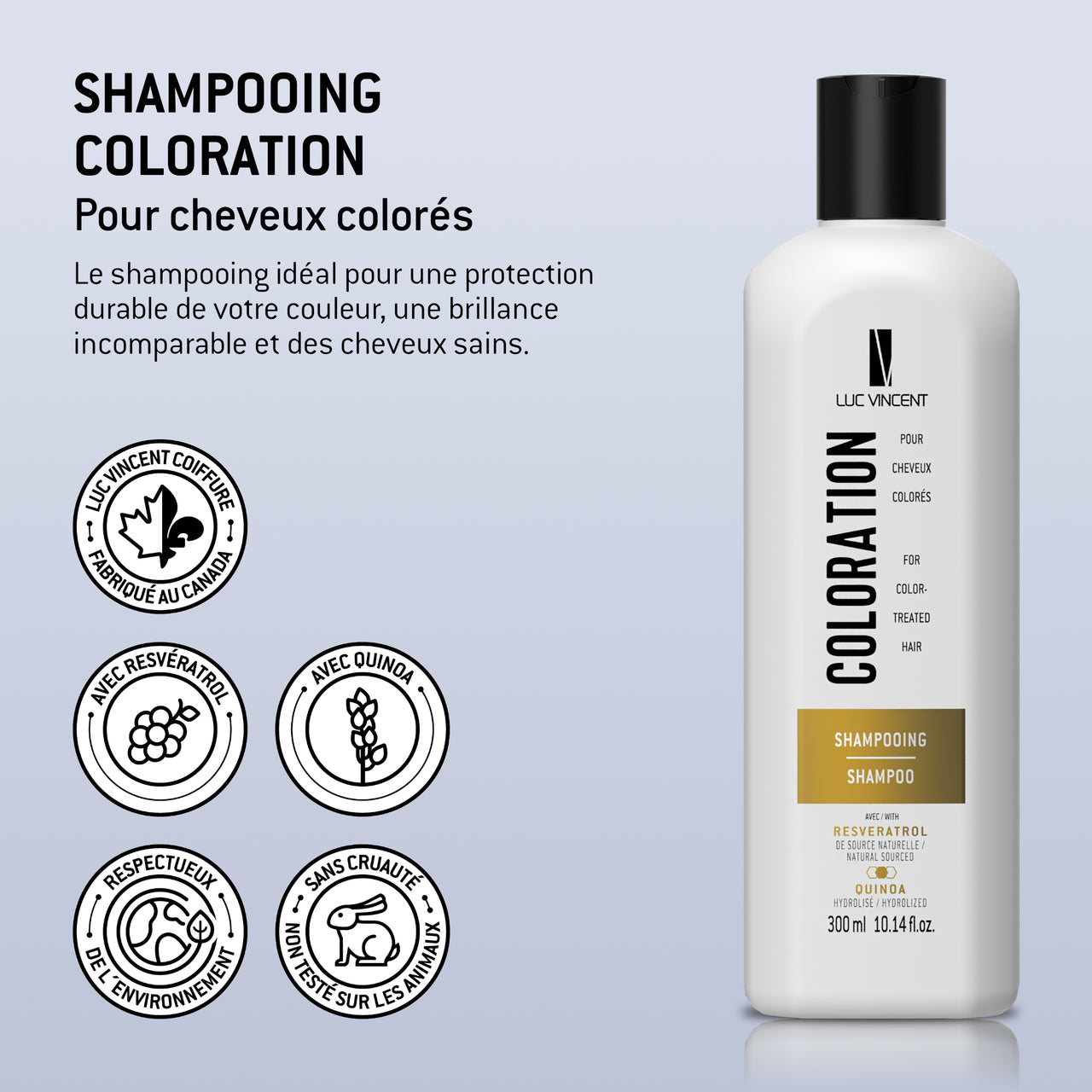 Shampooing coloration - Luc Vincent