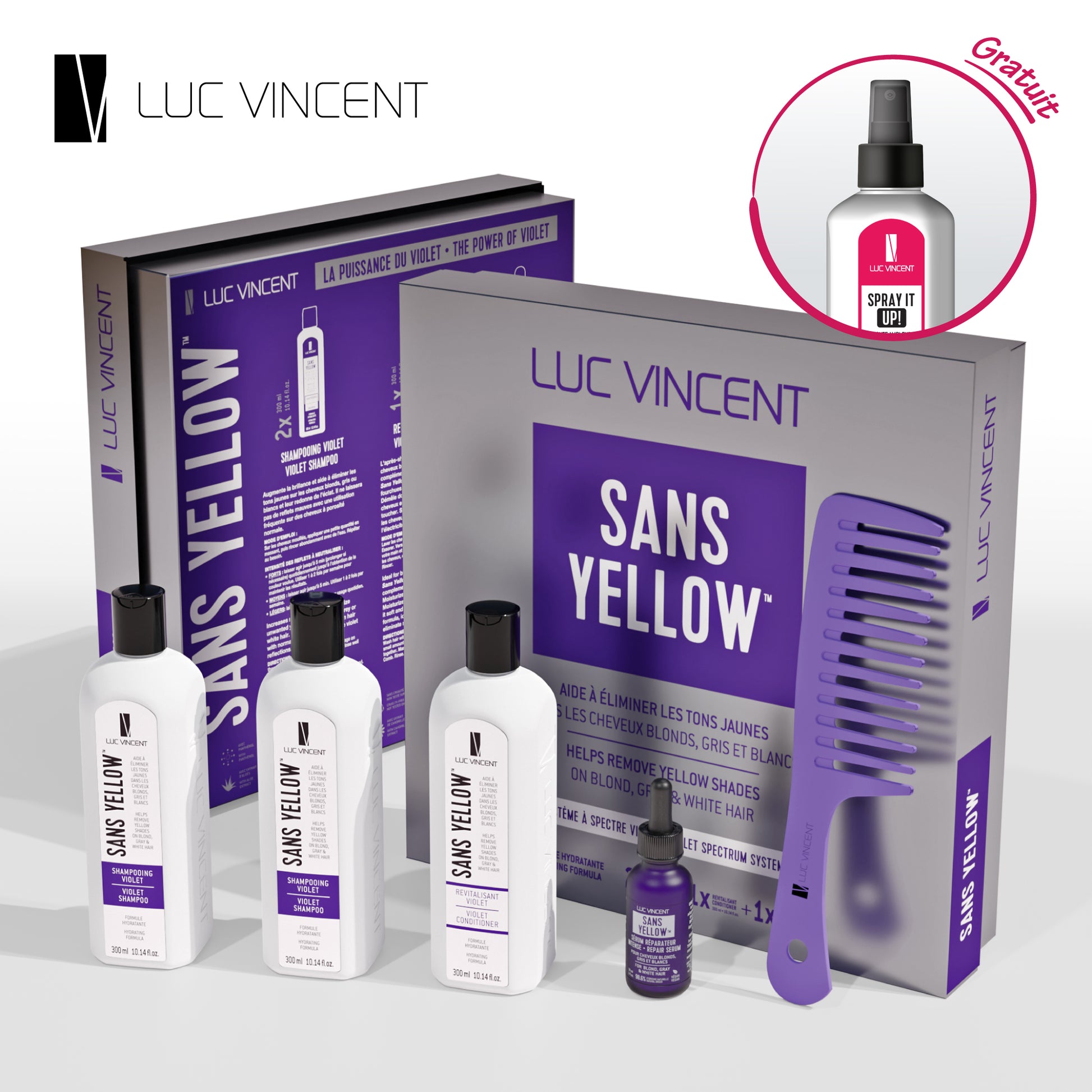 Coffret Sans Yellow - Blonds, blancs ou gris