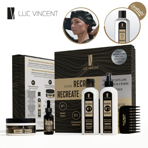 Coffret Recréer - Traitement Capillaire Réparateur en 3 étapes