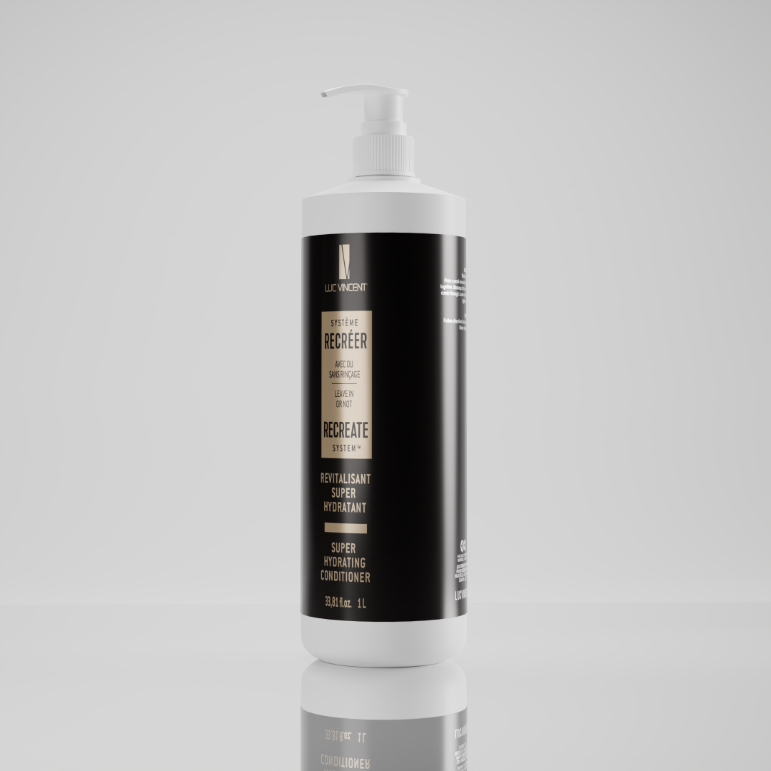 Système Recréer - Revitalisant Super Hydratant (Avec ou sans rinçage) - 1L