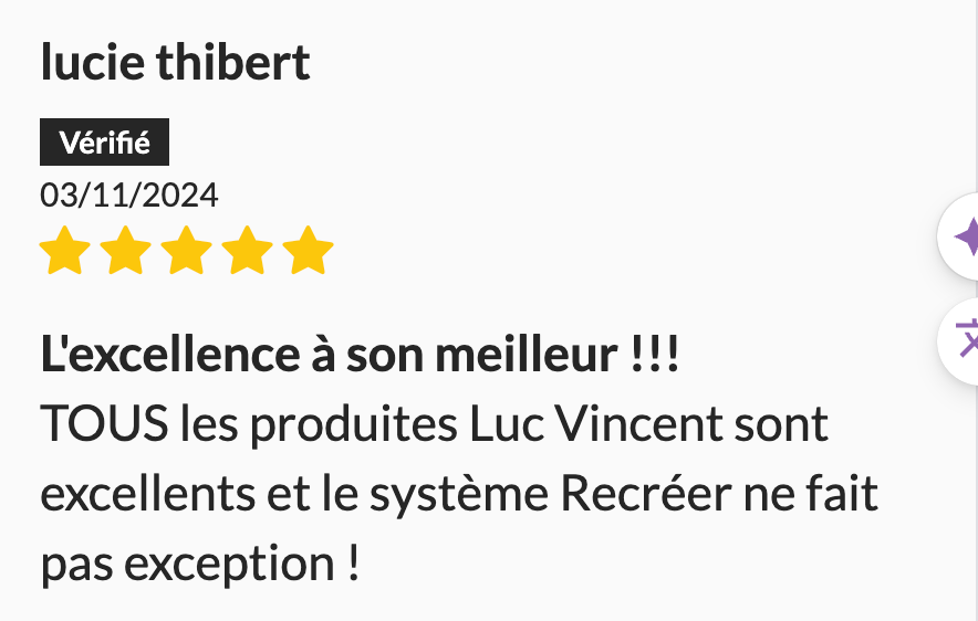 SYSTÈME RECRÉER - Traitement réparateur pour cheveux endommagés - Luc Vincent