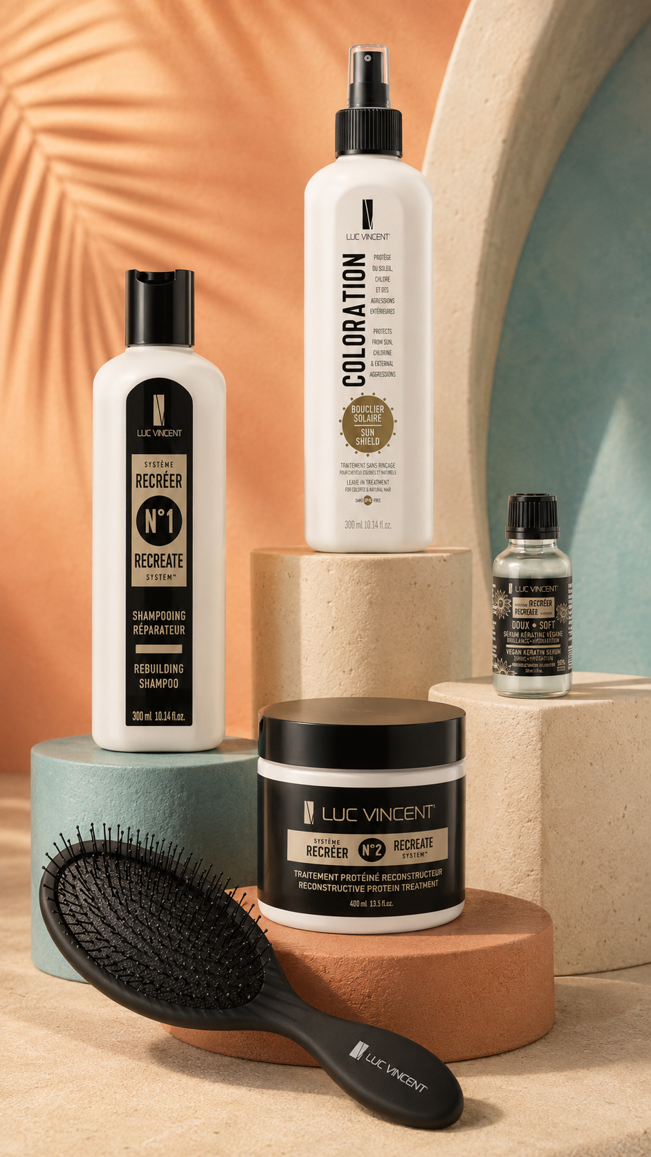 Kit Luc Vincent Été cheveux longs — 5 produits pour cheveux longs