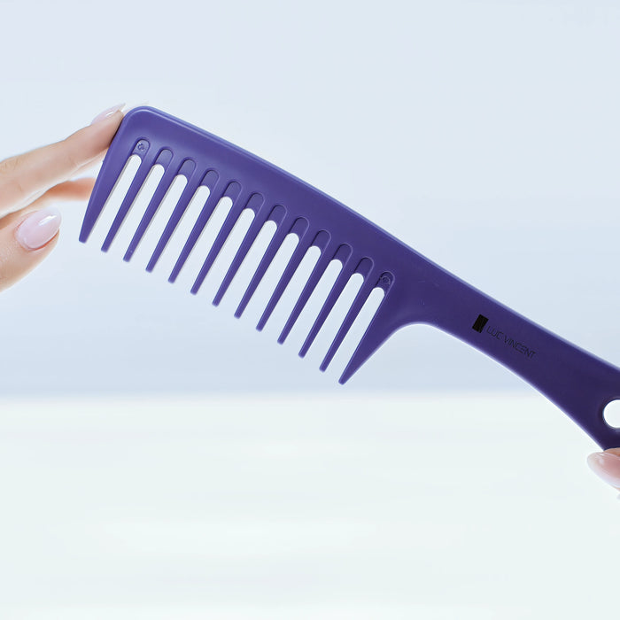 Sans Yellow - Purple Detangling Comb