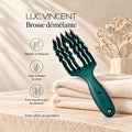 Brosse démêlante Luc Vincent : démêle en douceur, aide à limiter la casse, pour tous les types de cheveux