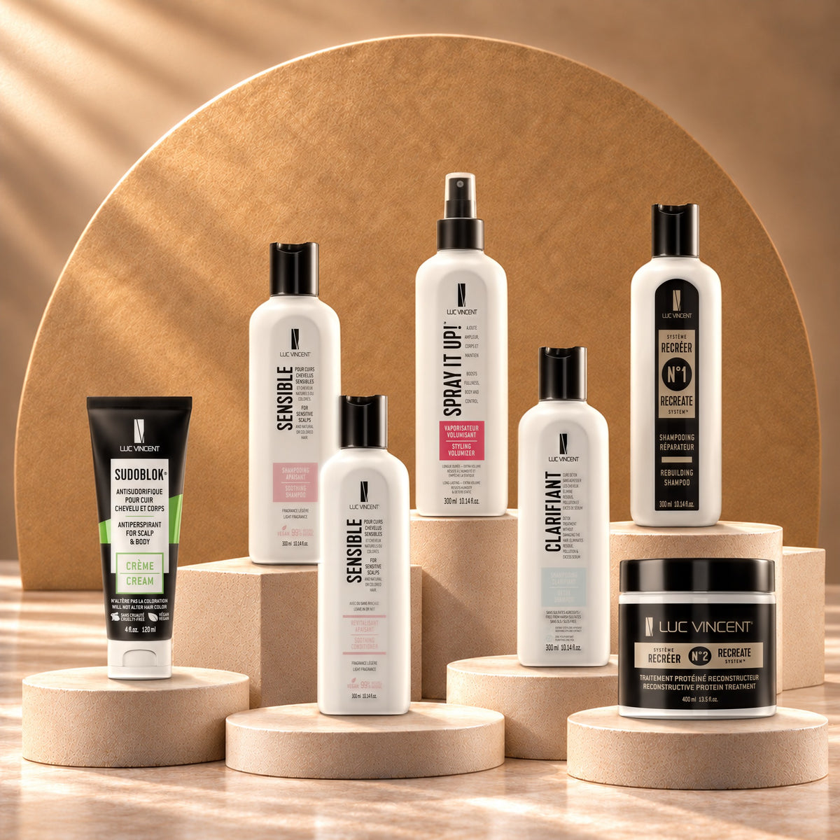 Ensemble Le Grand Rituel Nouvelle Vitalité Luc Vincent : les 7 produits