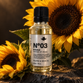 Huile N°03 devant des tournesols