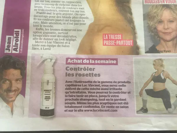 Named "Purchase of the Week" in the Journal de Montréal