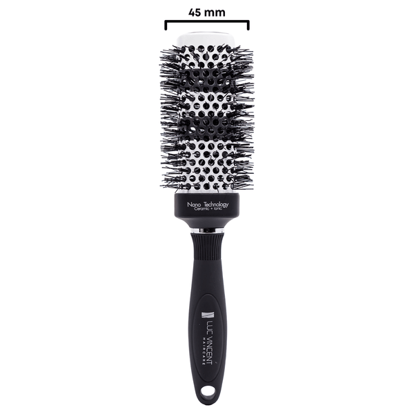 BROSSE CARRÉE 45 mm: pour cheveux mi-longs à longs