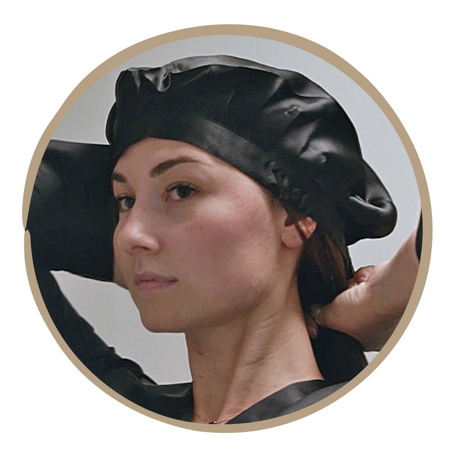 Bonnet de nuit protecteur Luc Vincent en pure soie - Luc Vincent