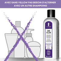 Thumbnail for SANS YELLOW SHAMPOING VIOLET - Élimine le jaune et augmente la brillance - Luc Vincent
